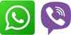 Viber  WhatsApp